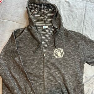 SOL SURF Black Zip Hoodie (Size US Mens XL)